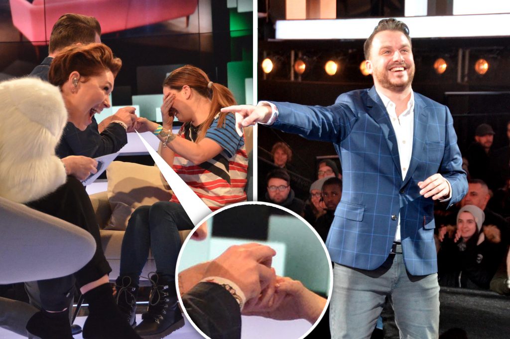 Daniel O'Reilly PROPOSES to girlfriend LIVE after being eighth evicted from the Celebrity Big Brother house
