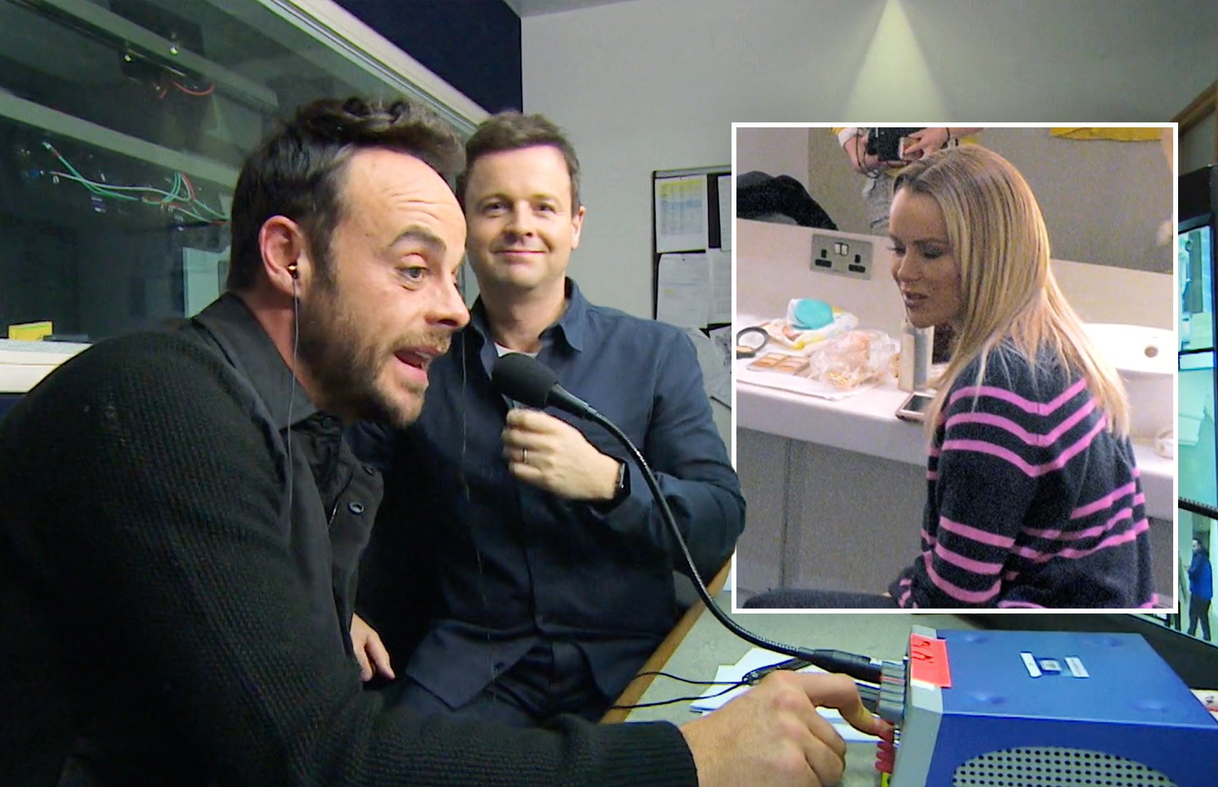 Amanda Holden left sour-faced after Ant and Dec pull off 'Mission Impossible' in the latest series of Saturday Night Takeaway