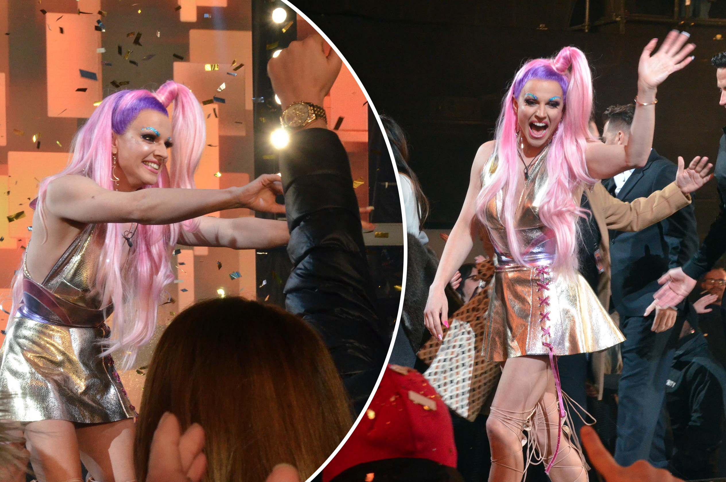 Courtney Act / Shane J is crowned winner of Celebrity Big Brother 2018 with 49% of votes in her favour