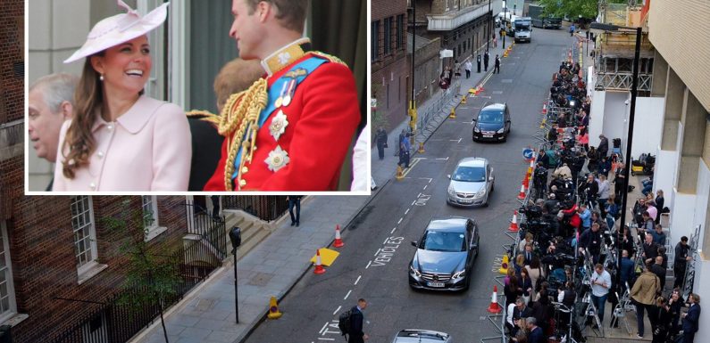 Royal baby – The Duchess of Cambridge taken to St Mary’s Hospital as she goes into labour with her third child