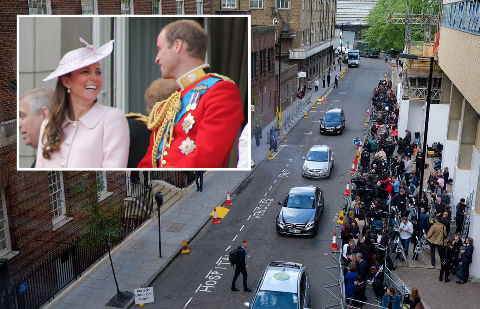 Royal baby – The Duchess of Cambridge taken to St Mary's Hospital as she goes into labour with her third child