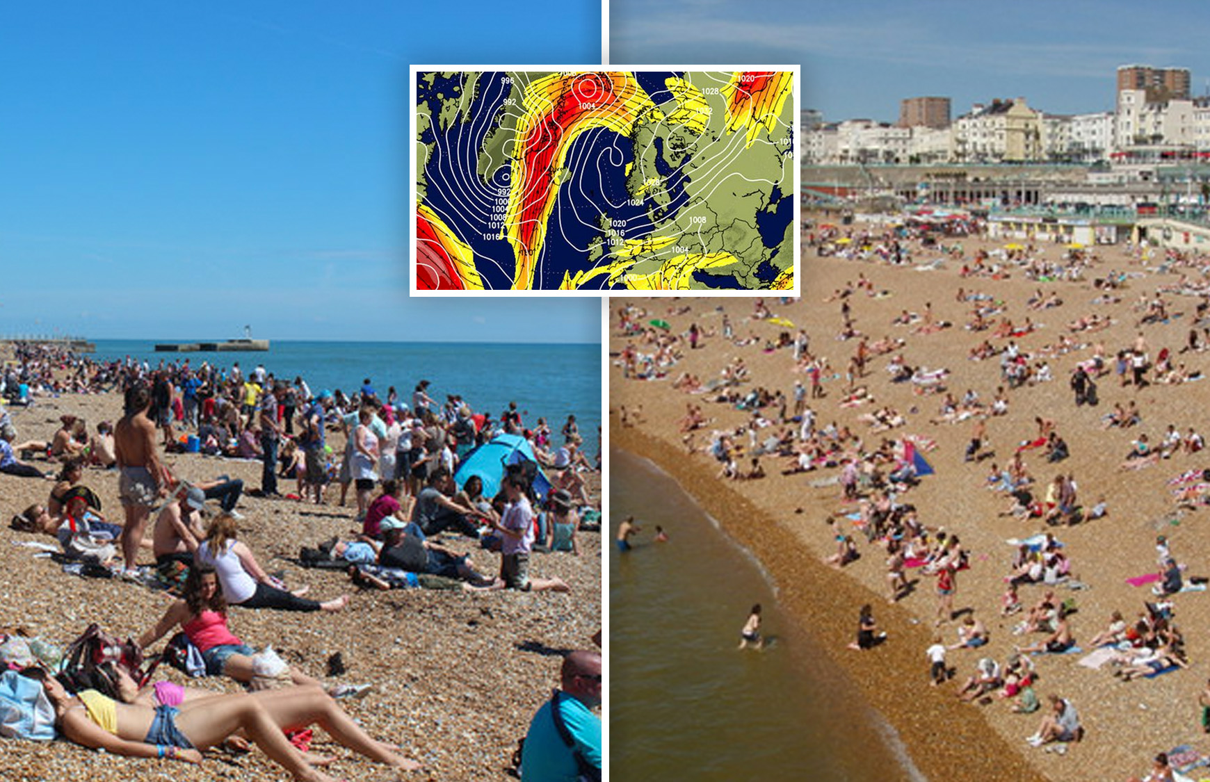 Get your beach towels out: Britain expected to be hotter than Greece next week with highs of 22C in week-long heat wave