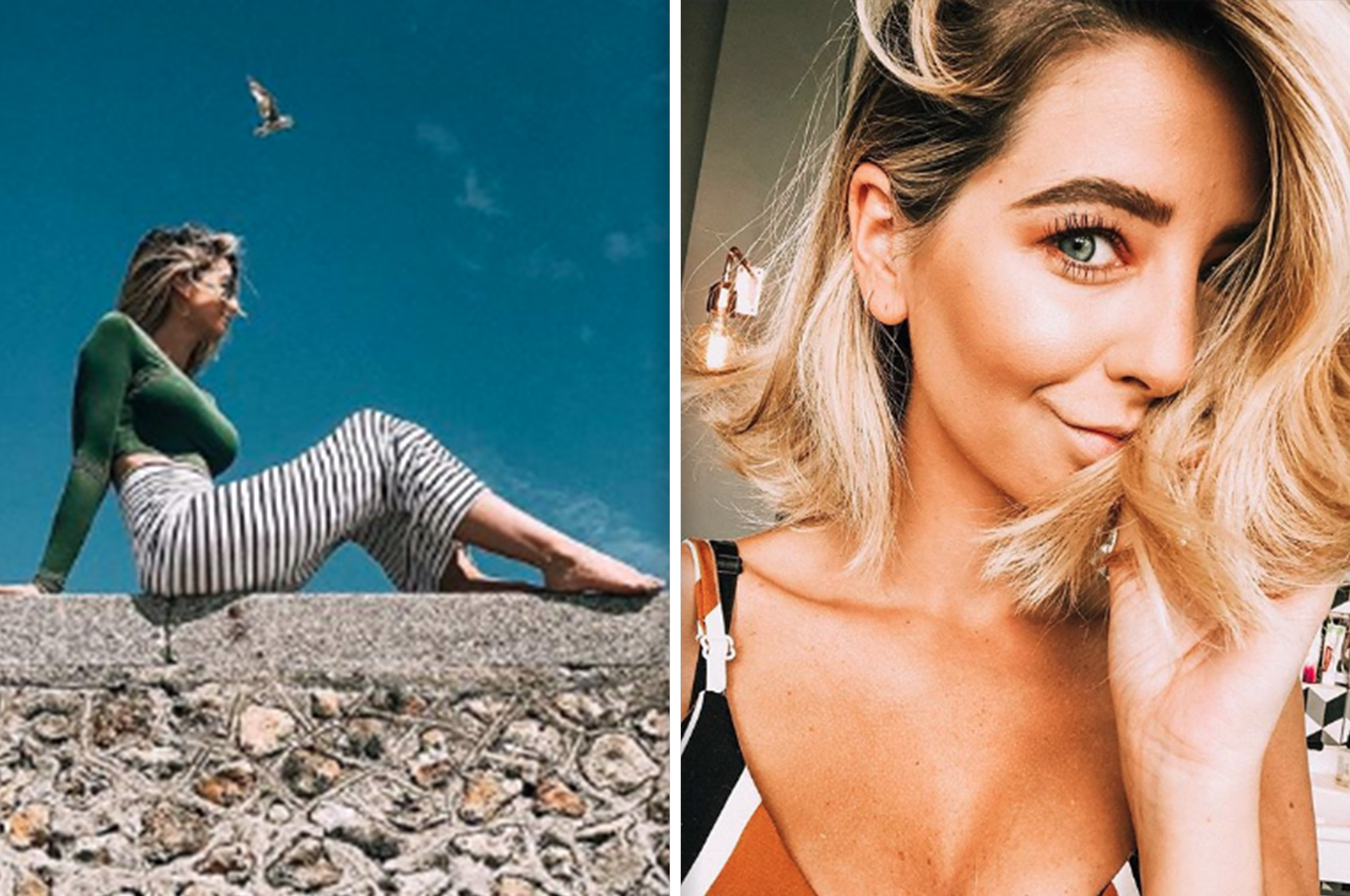 YouTuber Zoella blasts claims she's had a secret boob job and blames new contraceptive pill along with the shadow in new summer snap