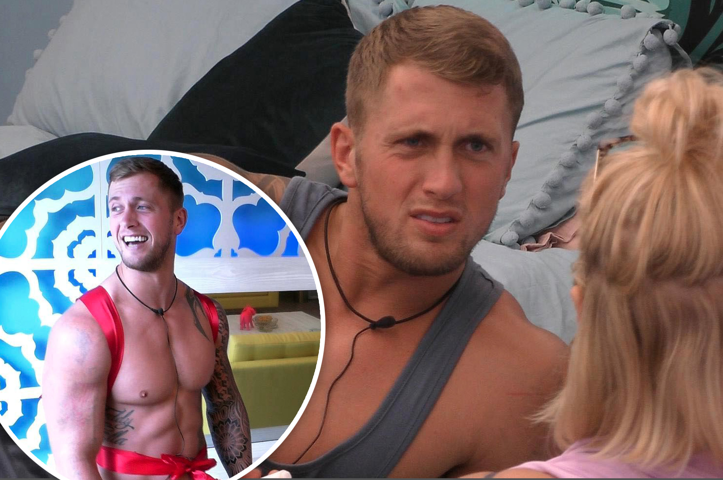 Love Island's Gabby Allen refuses a 'proper massage' from hunky Dan Osborne's 'magic hands' on Celebrity Big Brother