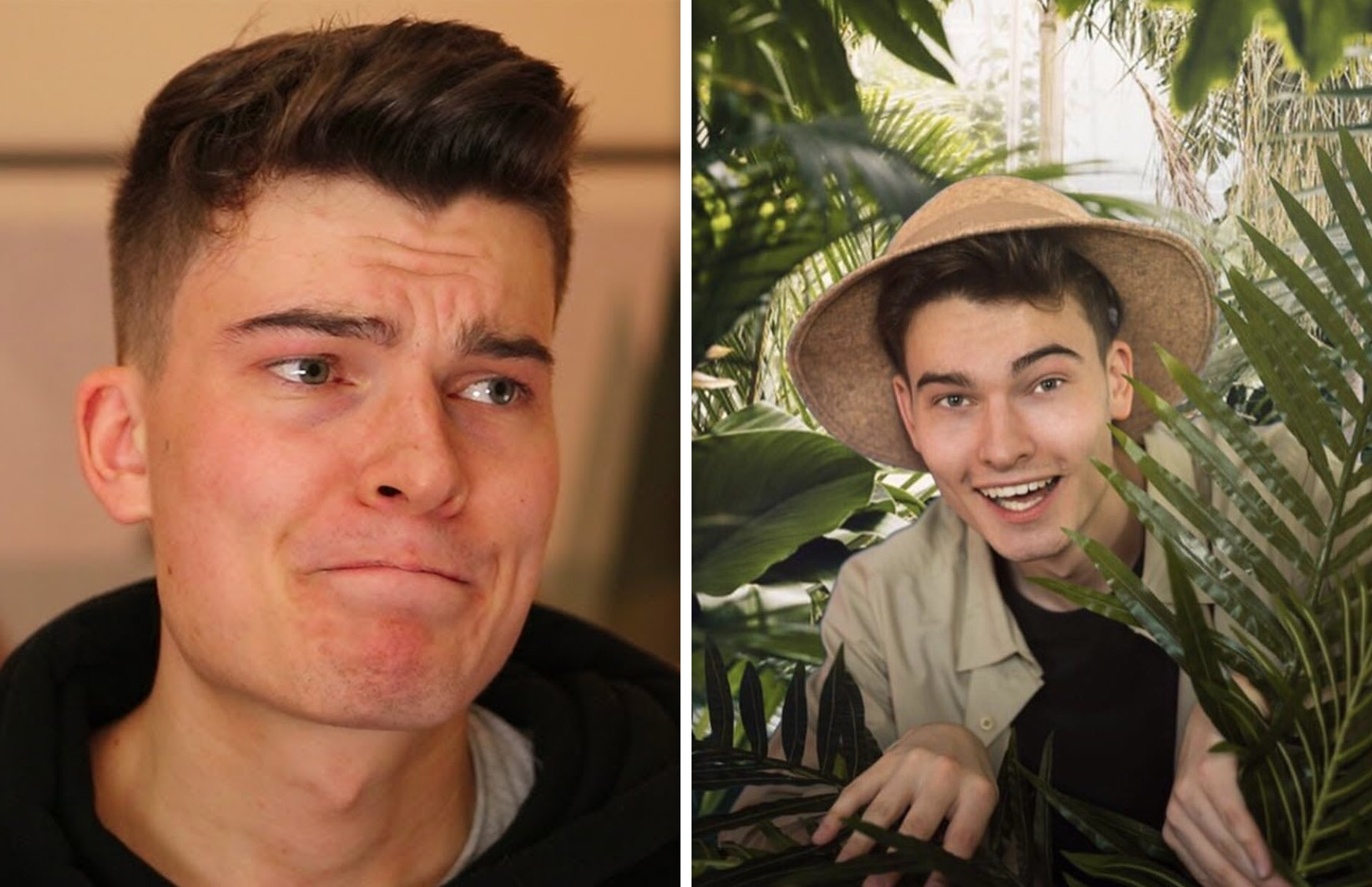 British YouTuber WillNE poses for fake I'm A Celeb promo photos and organises paparazzi snaps to 'fool the mainstream media'