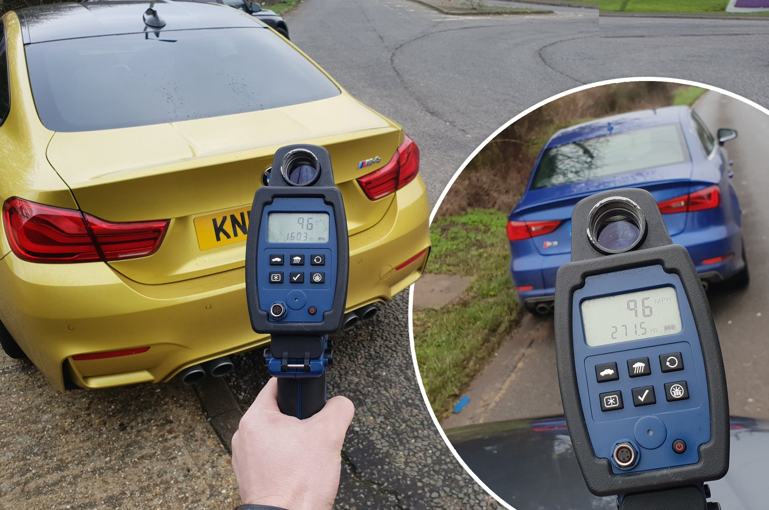 Luxury BMW and Audi cars worth thousands clocked driving more than 105mph in major police operation to crack down on speeding