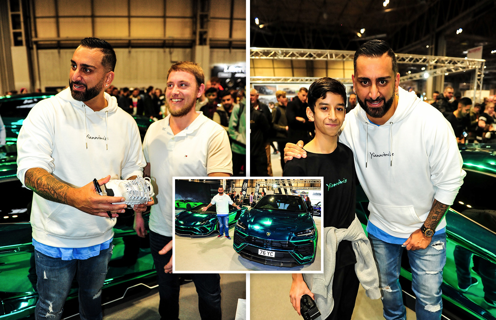 In Pictures: Hundreds stand in line at Autosport expo at NEC in Birmingham to meet TV and YouTube star Yianni from Yiannimize
