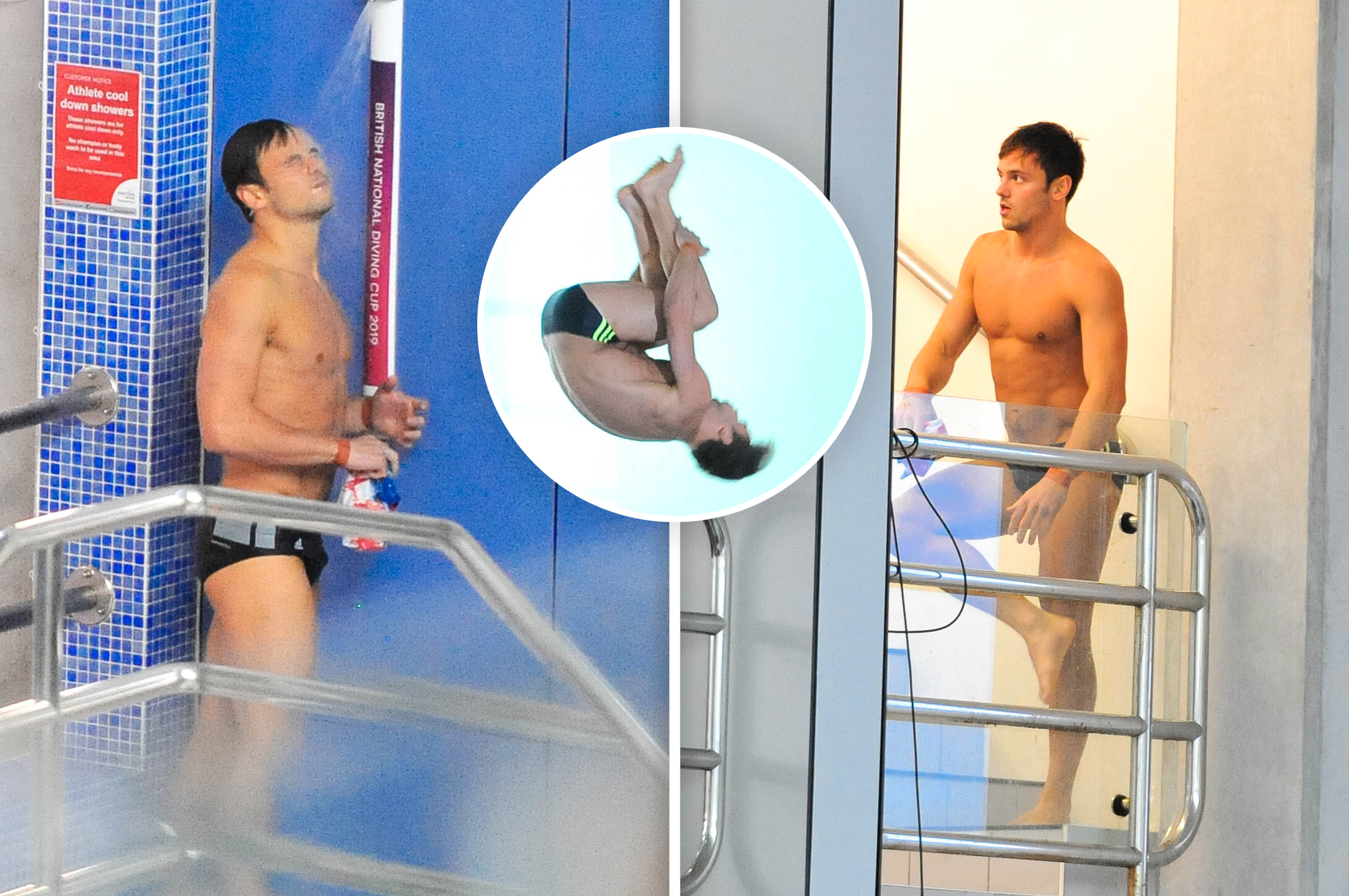 In Pictures: Olympic gold medalist Tom Daley wows judges at Plymouth's Life Centre for British National Diving Cup 2019