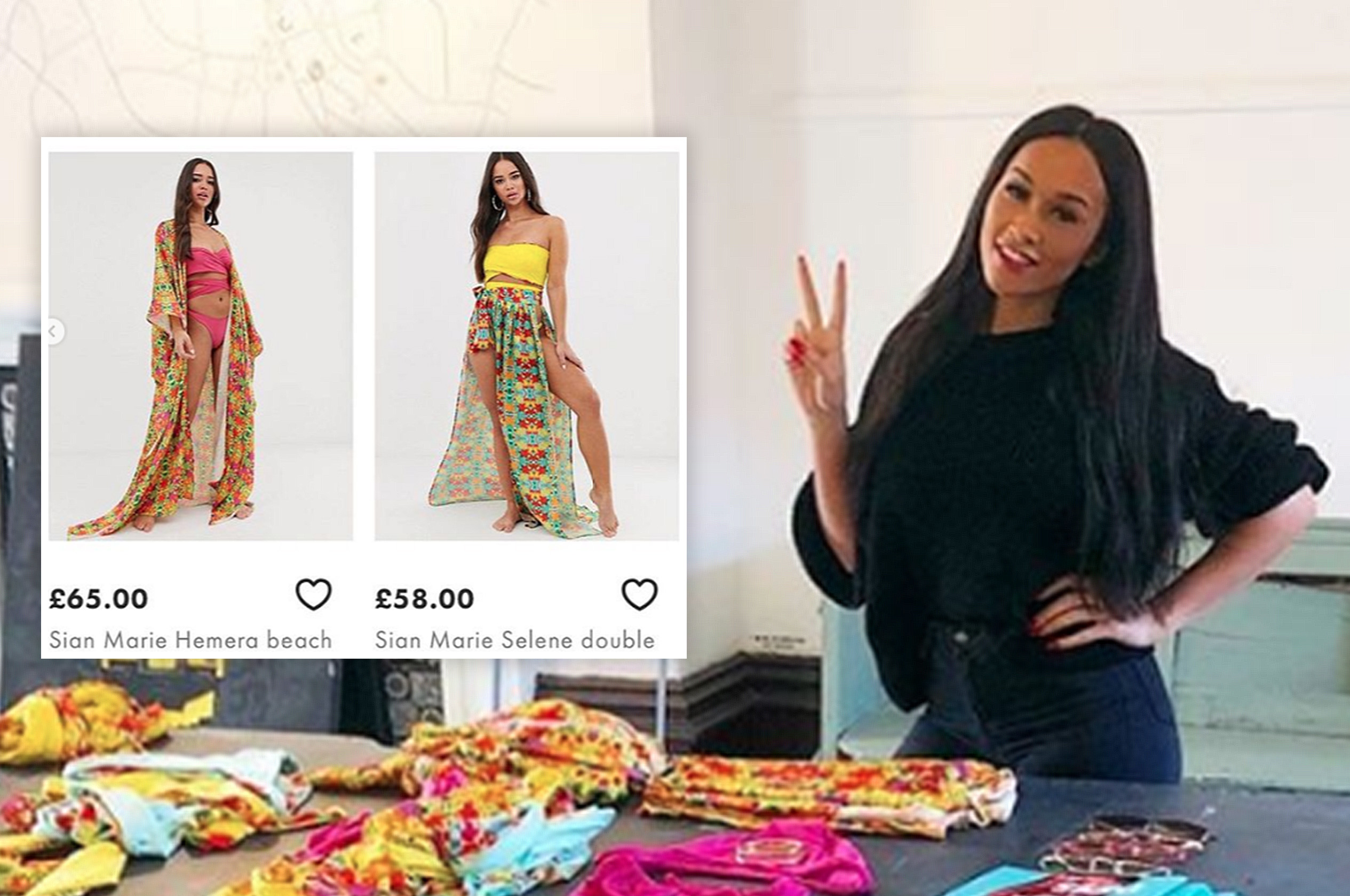 The Apprentice winner Sian Gabbidon bags deal with ASOS to stock her 'Sian Marie' swim wear range which led her to victory on TV