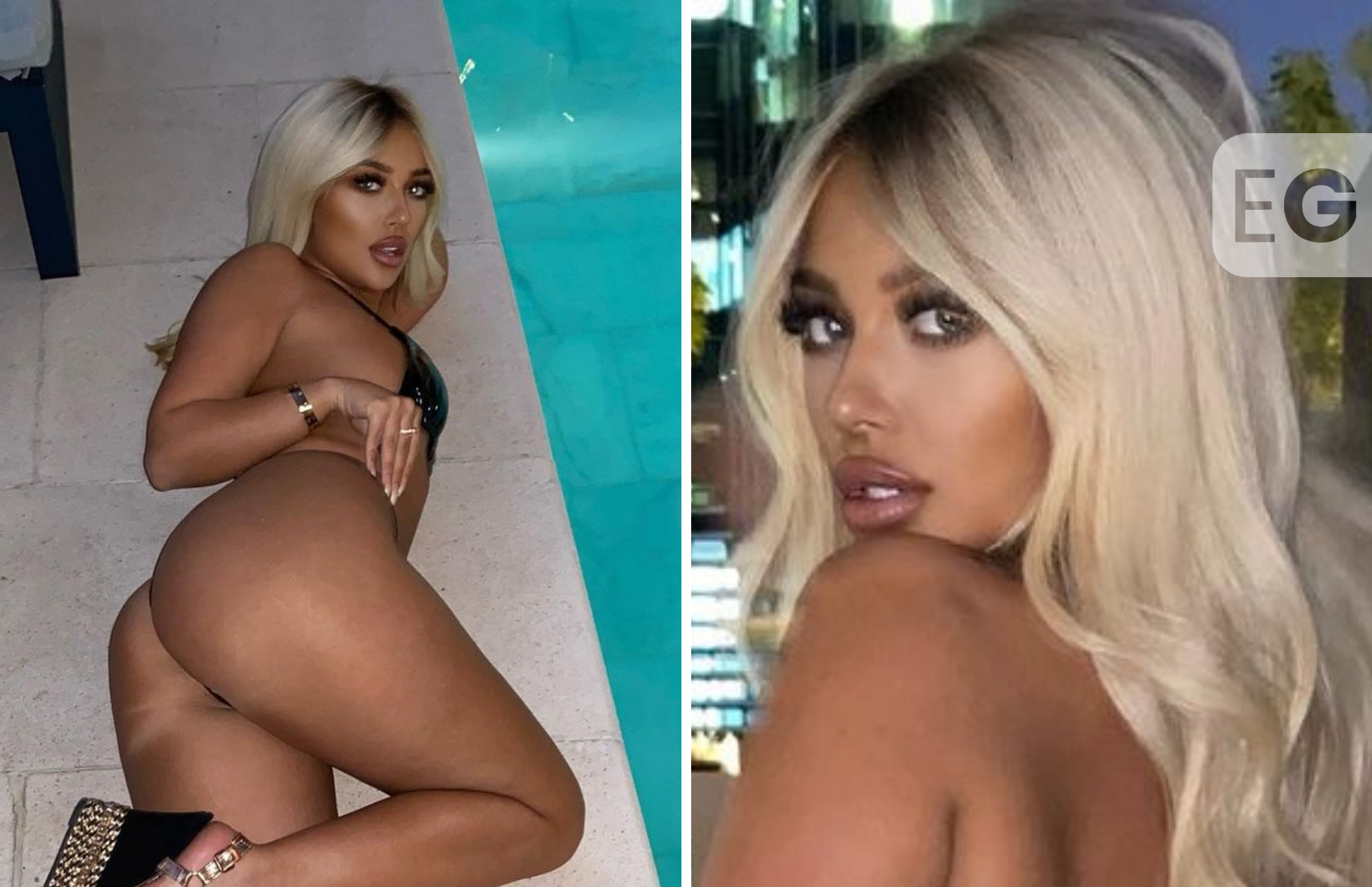 Geordie Shore's Bethan Kershaw shows off her body in pool snaps