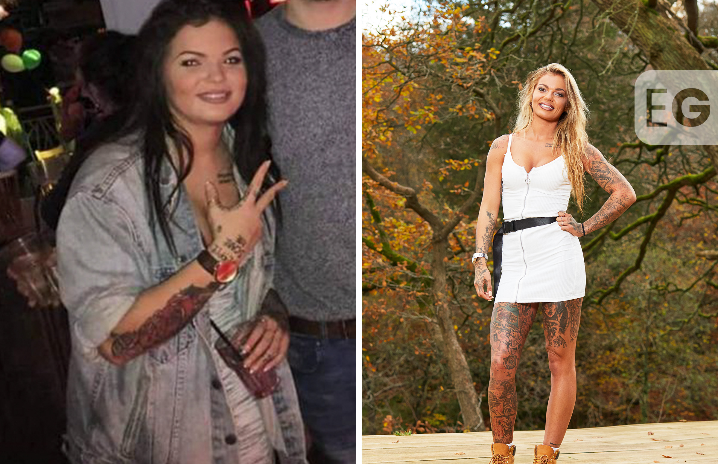 The Cabins star Sarah shows off her dramatic weight loss