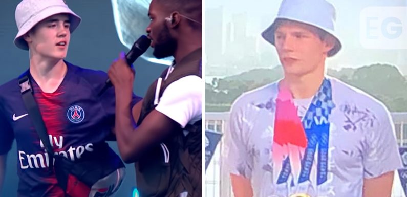 Fans convinced Olympian is Alex from Glastonbury