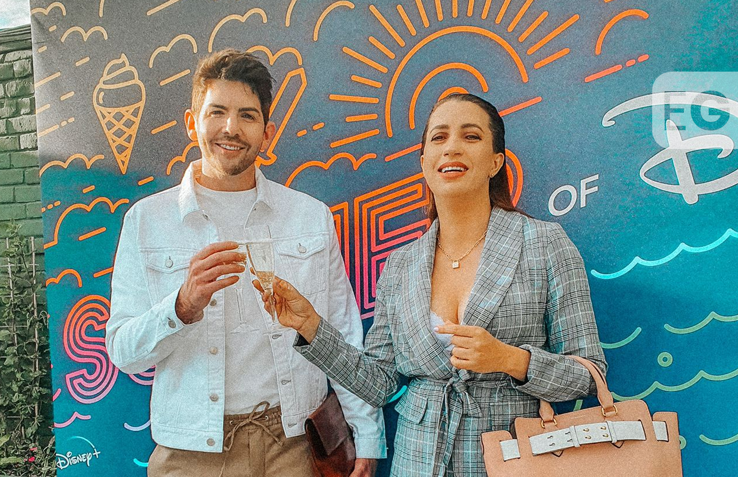 Actor Scott McGlynn attends posh Disney+ party