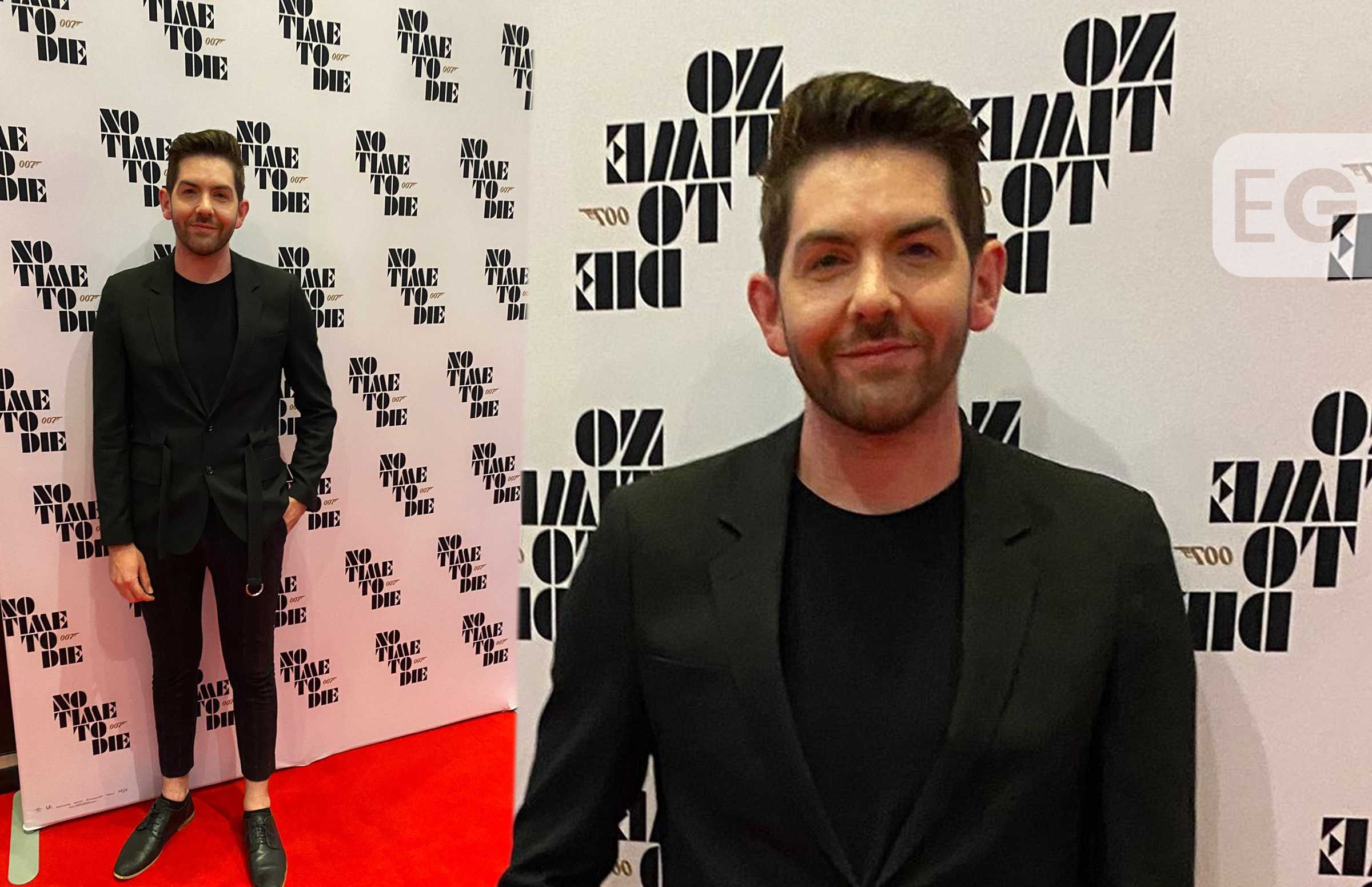 Scott McGlynn cuts sharp figure at No Time To Die premiere