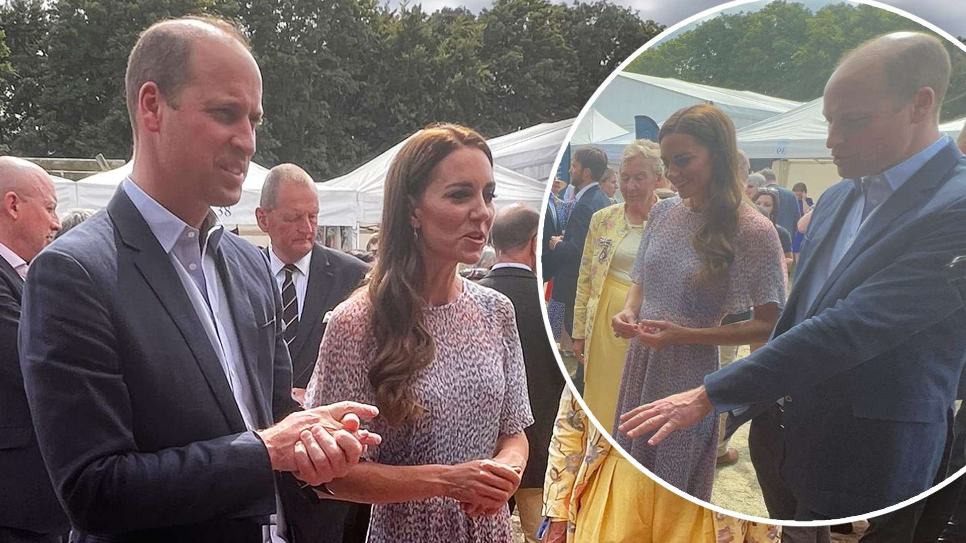 Kate Middleton and Prince William watch CPR lesson in Cambridgeshire