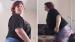 Fast-food lover wears gym trousers to run fast to the fridge and takeaway