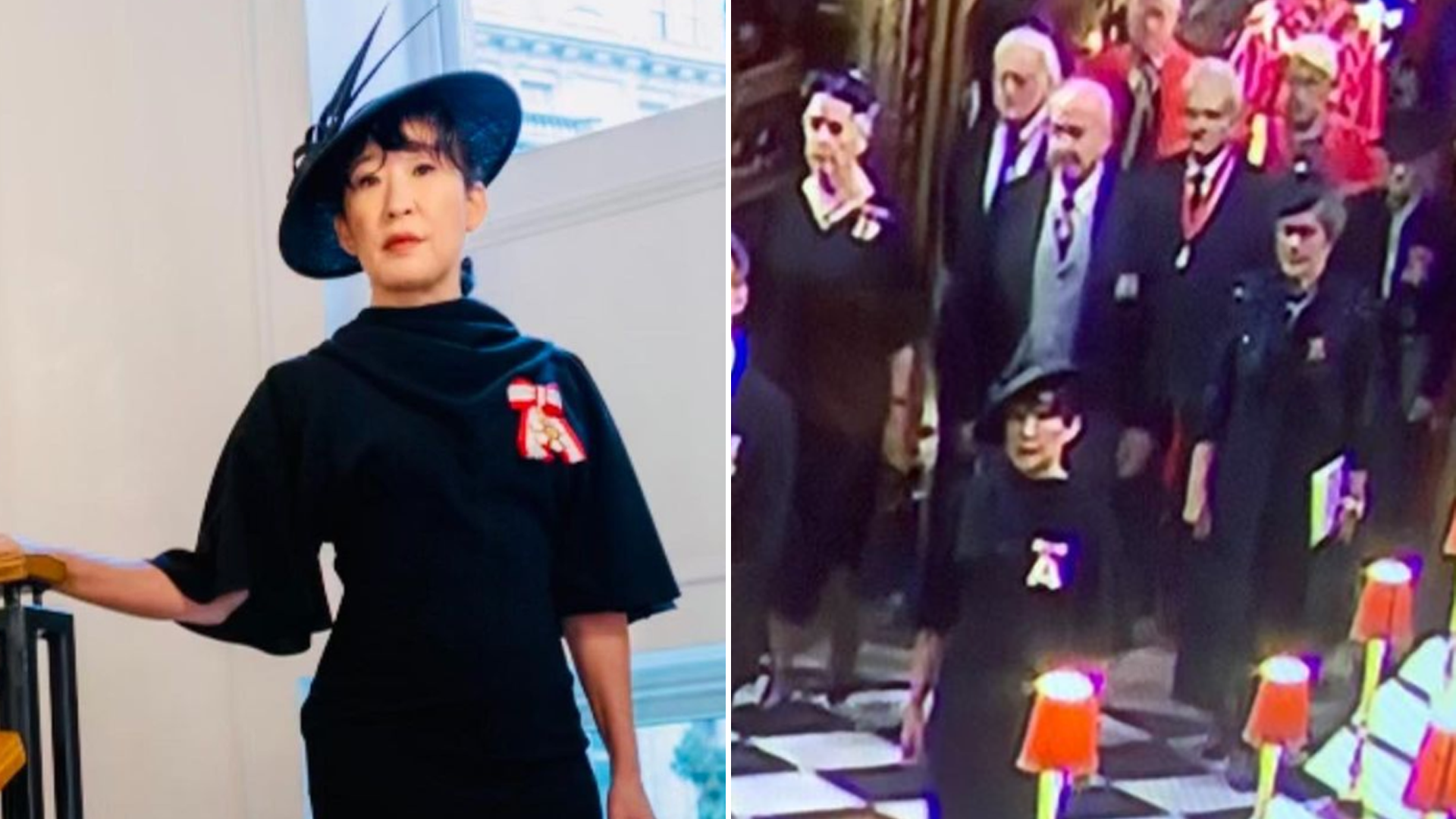 Killing Eve's Sandra Oh 'proud' after attending funeral for the Queen