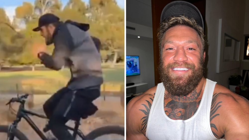 'It wasn't my time': Conor McGregor hit by car while riding bike as he says MMA 'saved my life'
