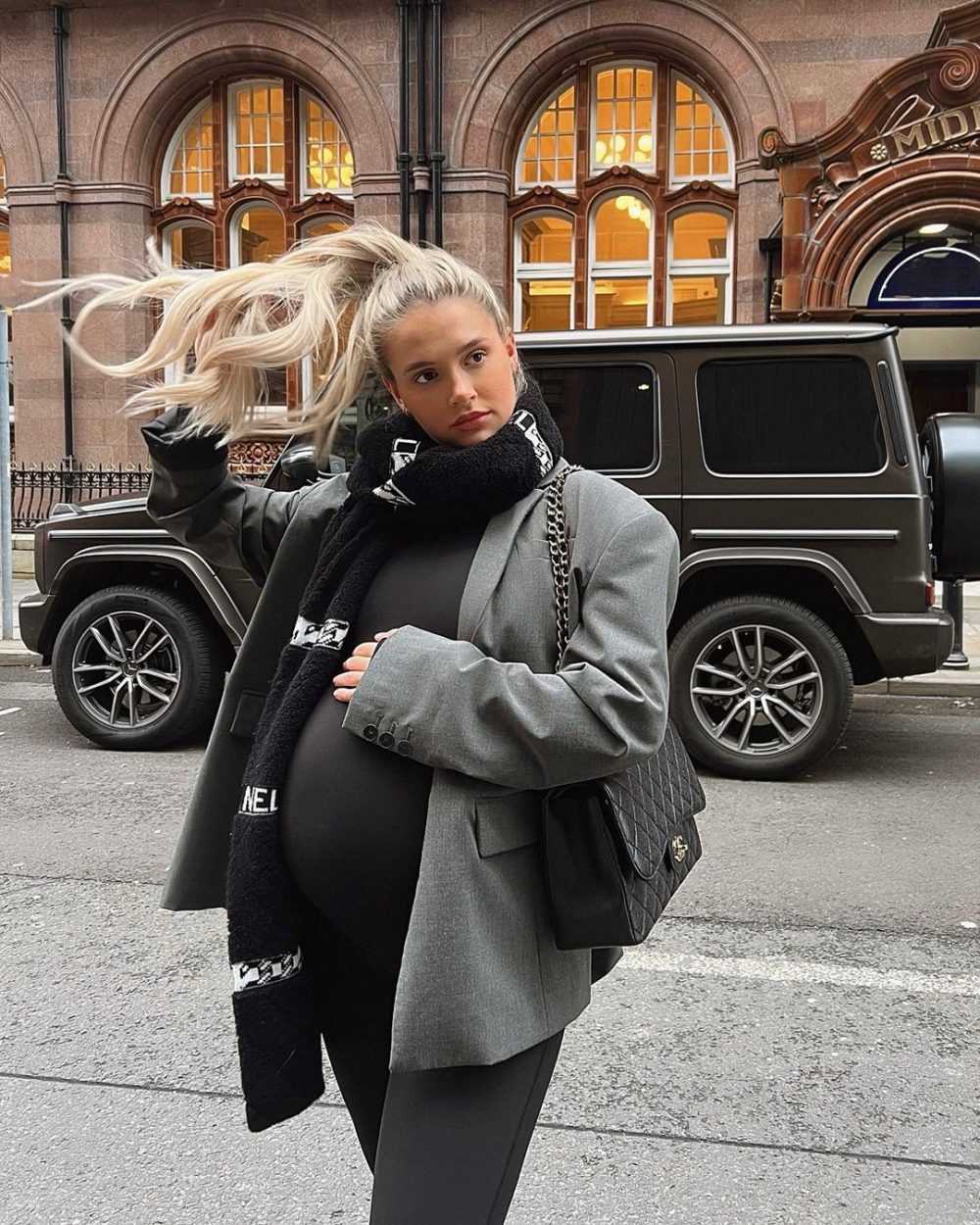 Molly-Mae hasn't officially announced that she's given birth. Picture: INSTAGRAM